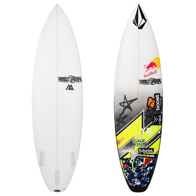 Jack Robinson Monsta 10 6'0" x 19 1/4" X  2 9/16" - 31.17L, 3x  Futures Fin Boxes, PU [Good] - ID:1040435