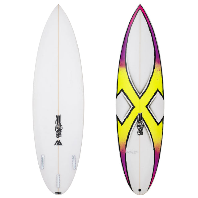Jack Robinson Monsta 10 6'0"1/2 x 18 7/8" X  2 1/2" - 29.44L, Round, 3x  Futures Fin Boxes, PU [Good] - ID:939170