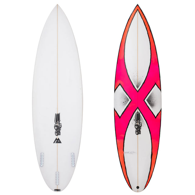 Jack Robinson Monsta 10 6'0" x 18 7/8" X  2 9/16" - 29.60L, Round, 3x  Futures Fin Boxes, PU [New] - ID:939175