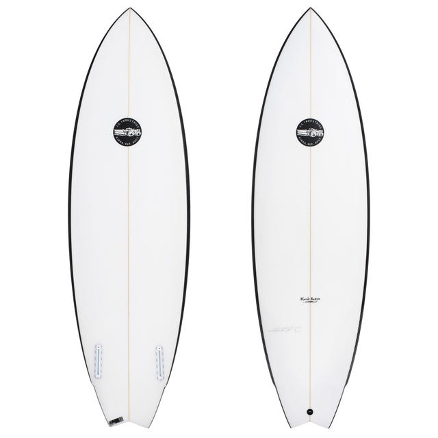 Jai Glindeman Black Baron 5'9" x 19" X  2 7/16" - 28.66L, Swallow, 2x Futures Fin Boxes, PU [New] - ID:963965