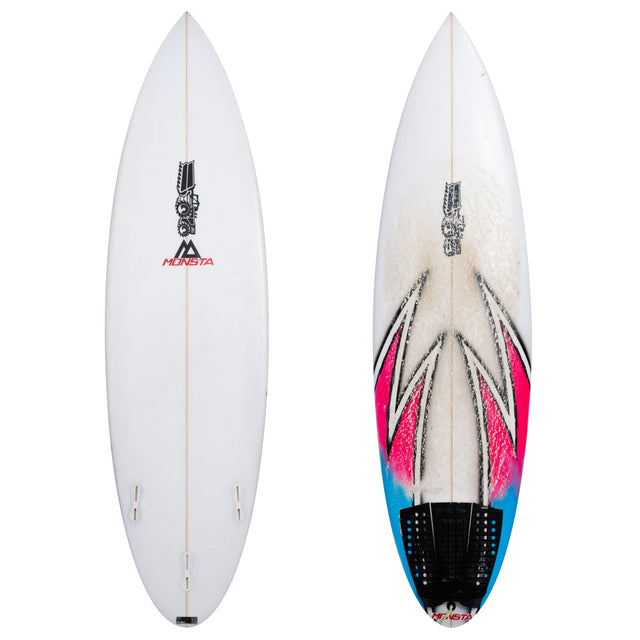 Marco Mignot Monsta 5'11" x 18 3/4" X  2 1/2" - 27.95L, Round, 3x  FCS 2 Fin Boxes, PU [Average] - ID:1108587