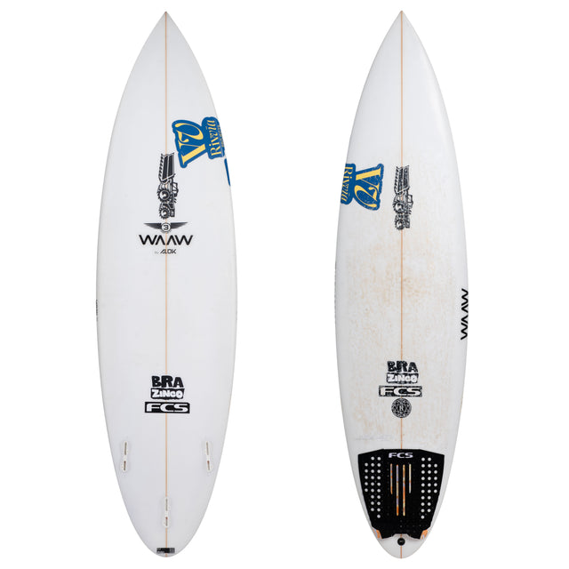 Mateus Herdy Forget Me Not 3 6'2" x 18 1/2" X  2 1/2" - 28.55L, Round Pin, 3x  FCS 2 Fin Boxes, PU [Good] - ID:1065876