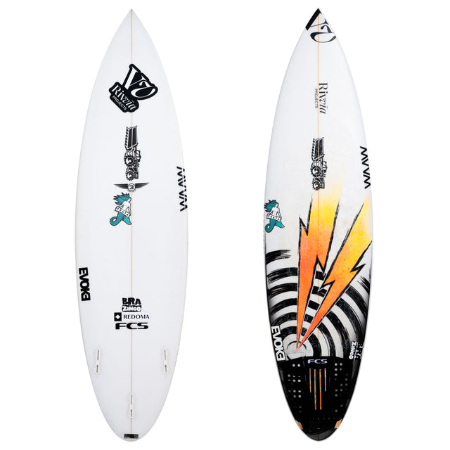 Mateus Herdy Forget Me Not 3 6'0" x 18 5/8" X  2 1/2" - 28.10L, Round Pin, 3x  FCS 2 Fin Boxes, PU [Good] - ID:1114098