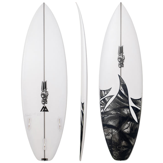 Monsta 10 Youth 5'6" x 17 1/4" X  2 3/16" - 21.80L, Squash, 3x  FCS 2 Fin Boxes, PU - ID:987232