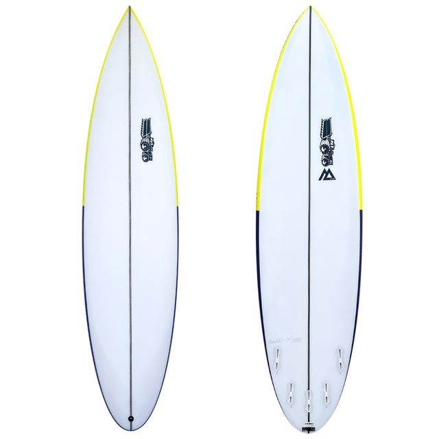 Monsta 2020 6'8" x 19 1/4" X  2 9/16" - 34.80L, Round, 5x FCS2  Fin Boxes, PU - ID:923408