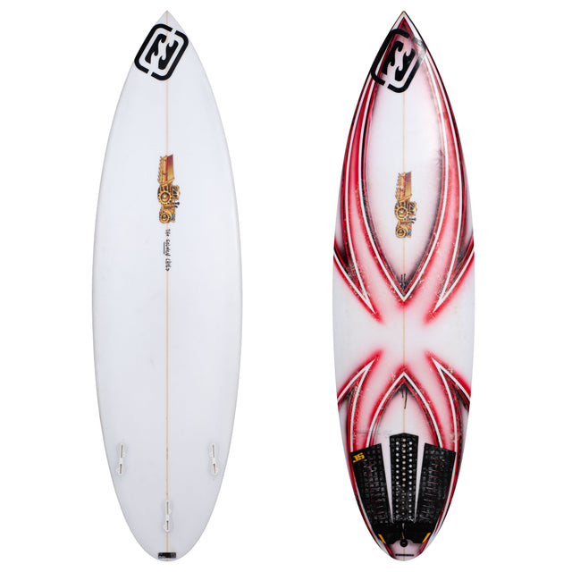 Joel Parkinson Golden Child 6'0" x 19 3/8" X  2 5/8" - 32.90L, Round, 3x  FCS 2 Fin Boxes, PU [Good] - ID:1134109