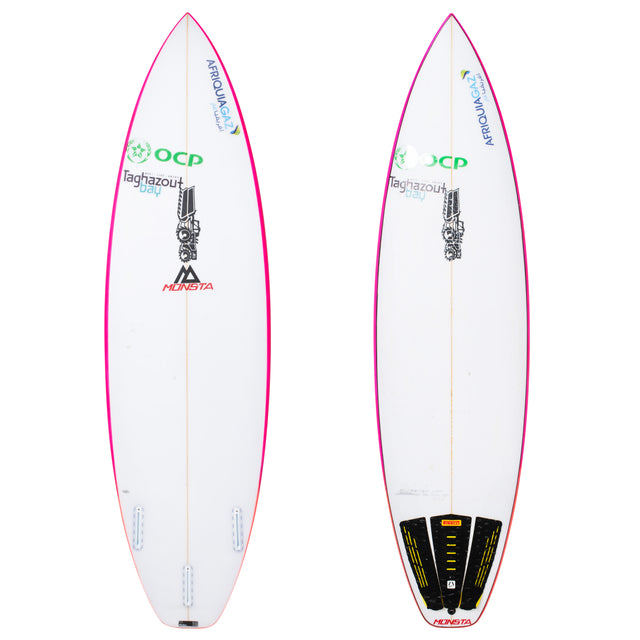 Ramzi Boukhiam Monsta 6'3"1/2  - 31.92L, Squash, 3x Futures Fin Boxes, PU [Good] - ID:1114840