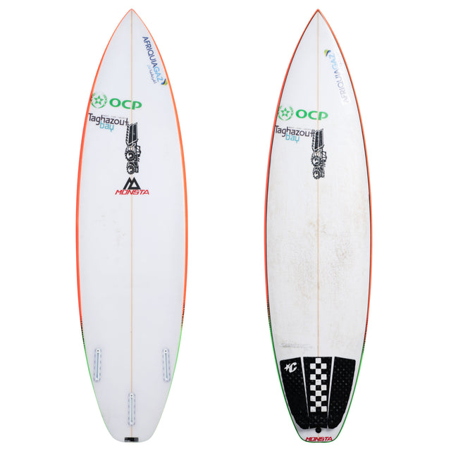 Ramzi Boukhiam Monsta 6'3"1/2 x 19 7/16" X  2 5/8" - 33.80L, Squash, 3x  Futures Fin Boxes, PU [Good] - ID:1114841