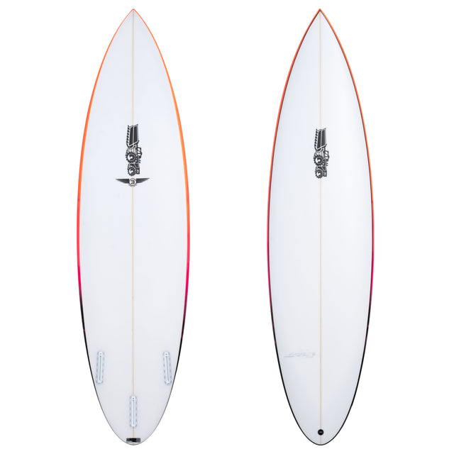 Ramzi Boukhiam Forget Me Not 3 6'4" x 19 1/4" X  2 3/4", Round Pin, 3x  Futures Fin Boxes, PU [New] - ID:1131480
