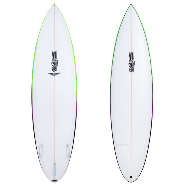 Ramzi Boukhiam Forget Me Not 3 6'5" x 19 1/4" X  2 3/4" - 34.01L, Round Pin, 3x  Futures Fin Boxes, PU [New] - ID:1131483