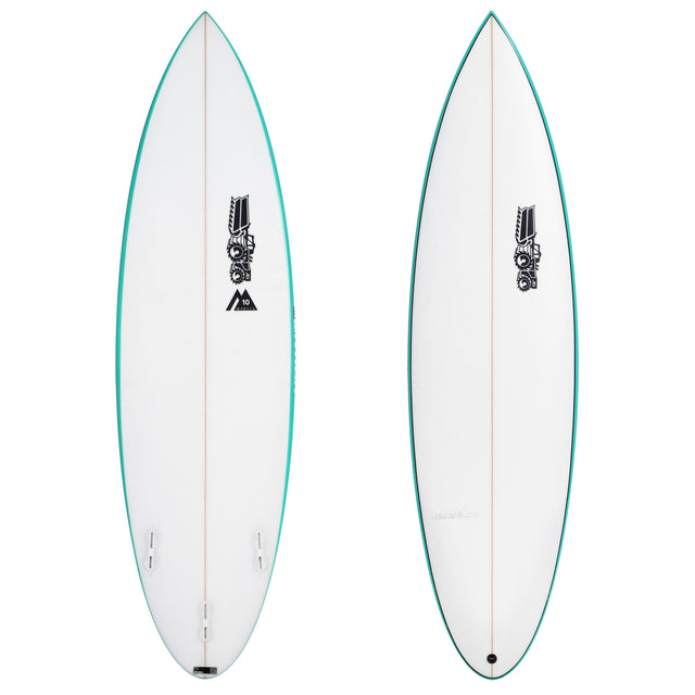 Sierra Kerr Monsta 10 5'8" x 17 7/8" X  2 5/16" - 23.60L, Round, 3x  FCS 2 Fin Boxes, PU [New] - ID:944657