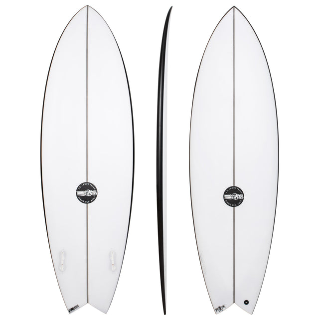 Black Baron 5'5" x 19 3/4" X  2 5/16" - 27.50L, Swallow, 2x  FCS 2 Fins, PE - ID:633870