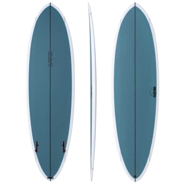 Big Baron 5'10" x 19 " X  2 7/16" - 29.00L, Round, 2x  Futures Fins, PE - ID:649412